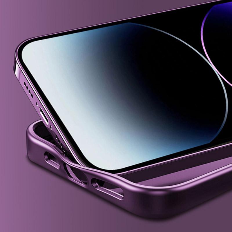 For iPhone 14 Pro Case TPU+PC Phone Cover with Magnetic Invisible Kickstand