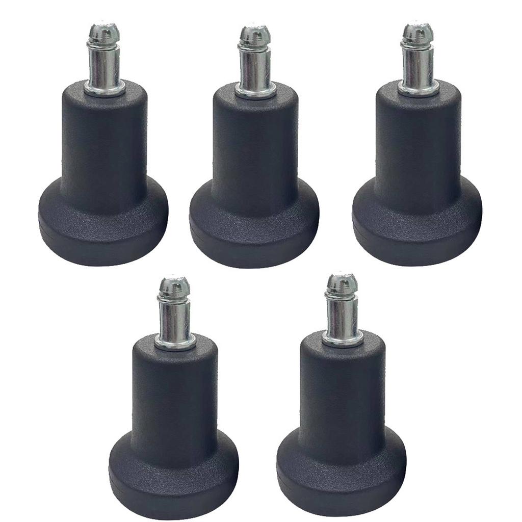 5Pcs Office Chair Glides Replacement Swivel Caster Wheels Heavy Duty Wheels for Fixed Stationary Use on All Floor Types