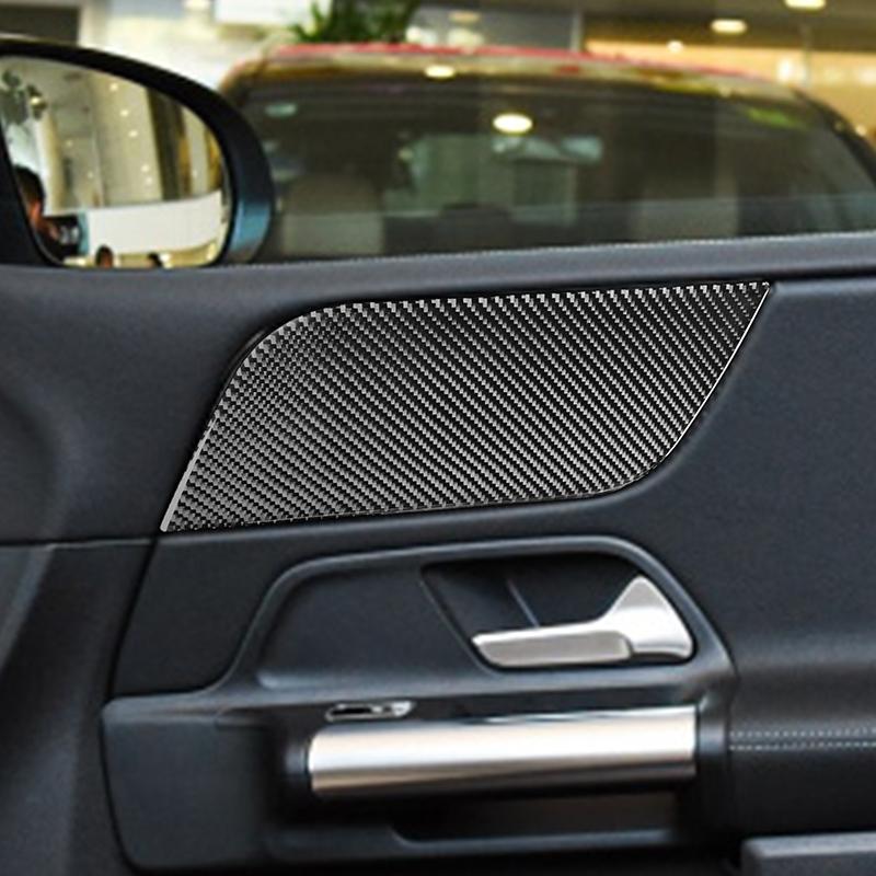 For Mercedes Benz B Class W247 - Real Carbon Fiber Front Door Panel Decoration Sticker Car Interior