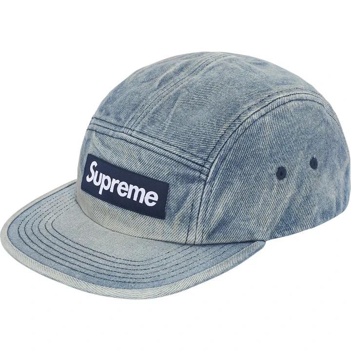 Supreme Washed Chino Twill Camp Cap (25FW) Denim One-Size