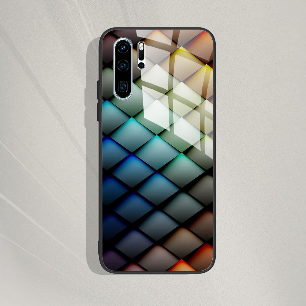 Case For Huawei P30 Lite Cover P30 Lite Tempered Glass Case Cute Silicone Phone Fundas For Huawei P 30 Cases For Huawei P30 Pro