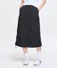 Emelbi Women'S Gorpcore Shirred Cargo Long Skirt Ny (D.Charcoal Grey)