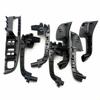 7PCS Black Interior Handle Door Grab Window Switch Bezel Cover for Golf 5 GTi-MK5 Jetta Inner Armrest 1K0 868 040B