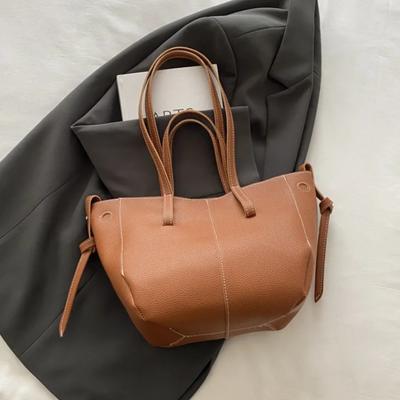 Fashi Commuting Tote Bag, Simple Retro Large Capacity Crossbody Shoulder Bag, Korean Versi Versatile Women's Bags for Work