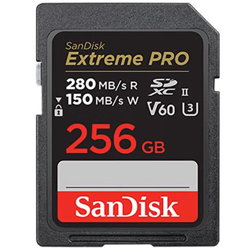 SanDisk 256GB Extreme Pro SD Card V60 U3