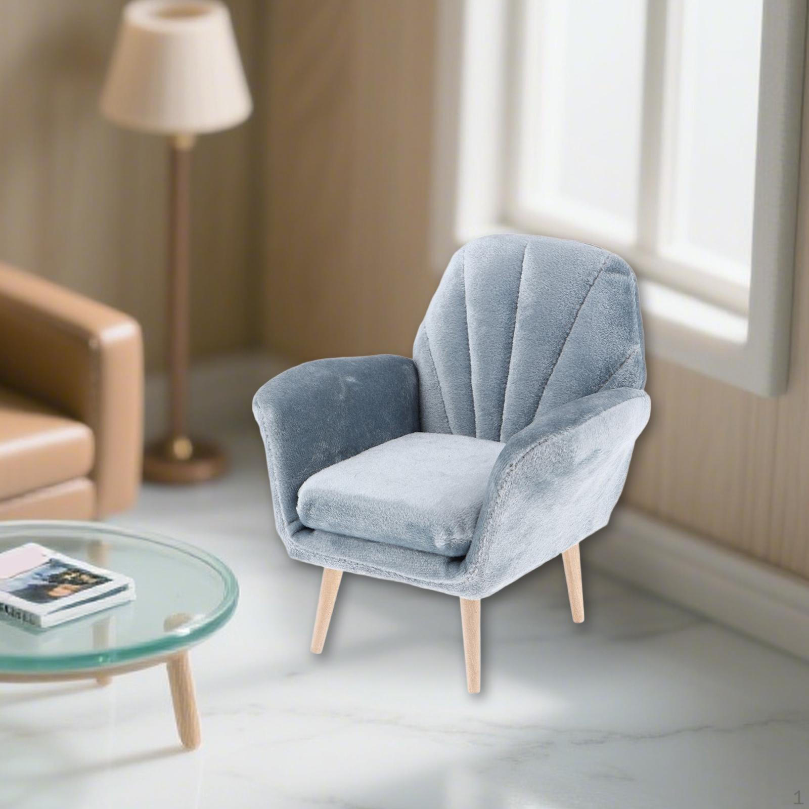 

Диван в масштабе 1/6, украшение для кукольного домика, микроландшафтный орнамент, коллекция, симуляция, DIY, пейзаж, ремесло