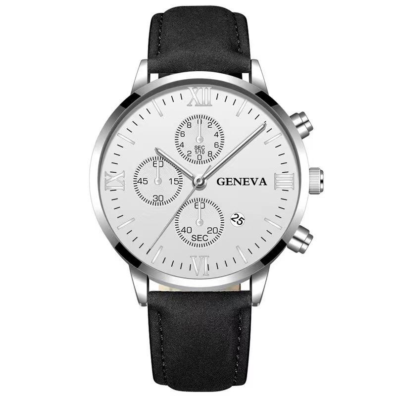 Business Watch, Men S Casual Quartz Watch, Men S Calendar Belt Watch