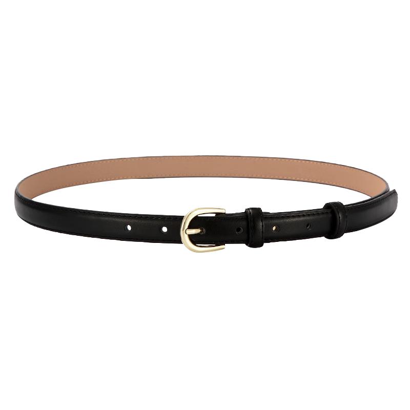 Viney Women s Thin Leather Pin Buckle Belt