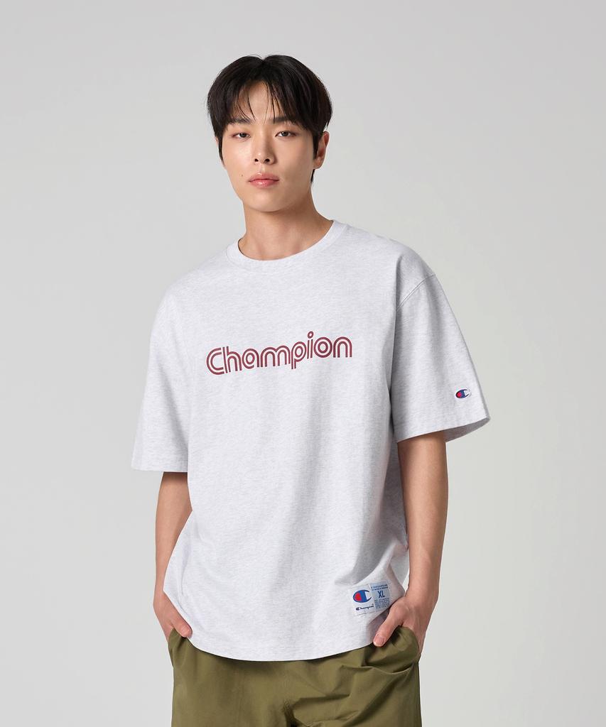 CHAMPION Track Logo Jog Tag T-Shirt 3 Colors