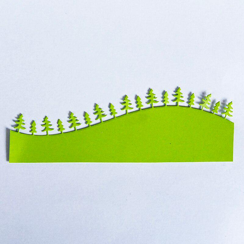 Christmas Tree Border Dies Metal Cutting Dies Scrapbooking Embossing DIY Paper Cards Decorative