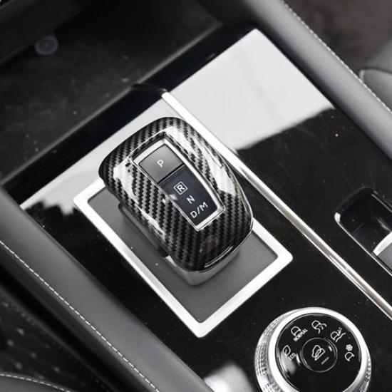 Carbon fiber Car Gear Shift Knob Cover Trim For Mitsubishi Outlander -2024