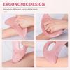 Gua Sha Massage Tool with Handle Larger Guasha Scraping Tool for Back Neck Face Leg Massage, Lymphatic Drainage, Cell