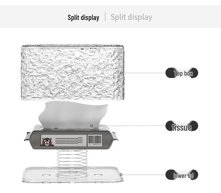 High-End Luxury Tissue Box for Living Room - Elegant Napkin Storage for Coffee Table