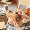 English Print Kraft Paper Bread Bags