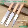 Small Hand Saw Wood Handle Fast Cutting Sharp Blade For Woodwork Diy Home Repair