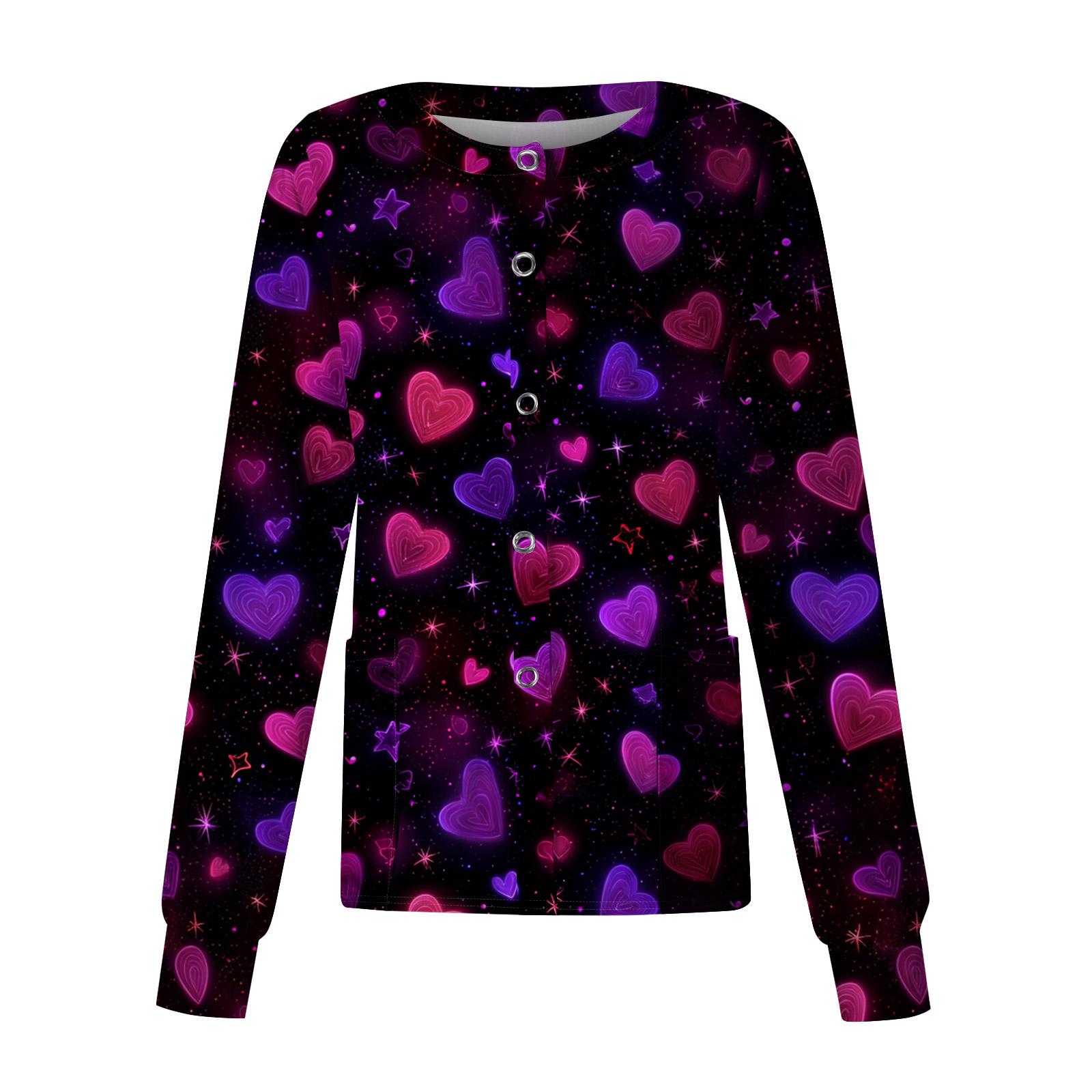 

Женский повседневный топ с длинным рукавом, на одной пуговице, с принтом, быстросохнущий M