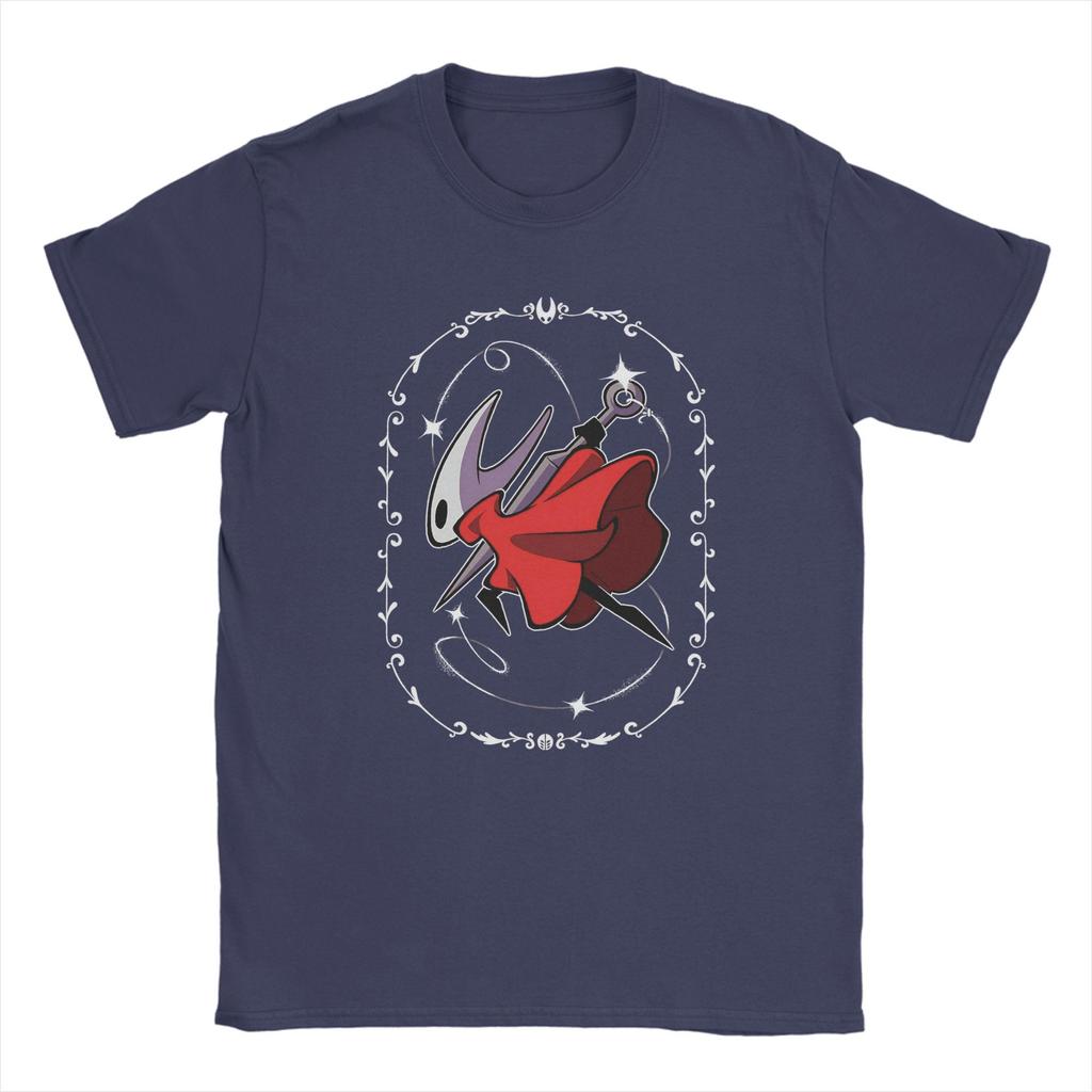 Men's T-Shirts Hollow Knight Silksong Funny 100% Cotton Tee Shirt Short Sleeve  T Shirts Crew Neck Clothing New Arrival