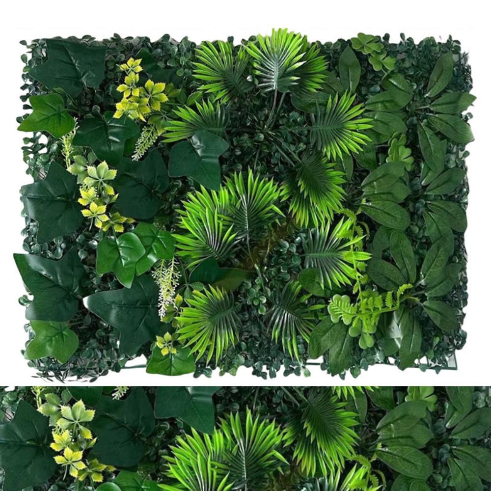 Flower Artificial Eucalyptus Carpet 60*40cm Artificial Fern Grass  Privacy Screen