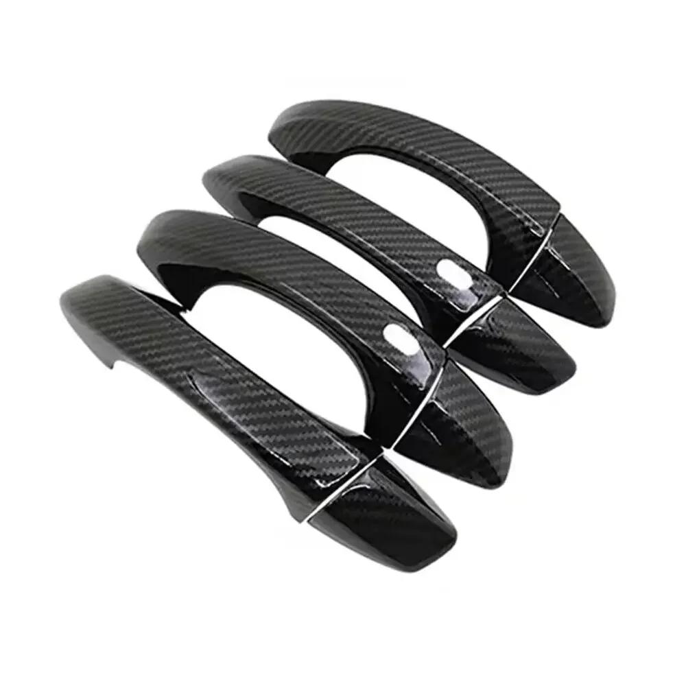 For VW Golf 7 MK7 MK7.5 2014- Car Smart Door Handle Cover Sticker Moulding Trim Exterior Protective Decor Accessories