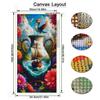 Diy Diamond Mosaic Fantasy Vase Sailboat Landscape Large Size Diamonds Painting Full Drill Rhinestone Embroidery Jewelry Cross Stitch Kits Wall Decor