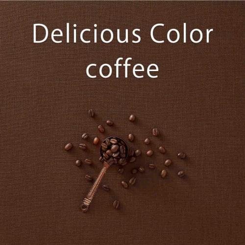 Blooming Nakanishi Delicious Color Tablecloth (Coffee (Dark Brown) / 130 X 170 Cm), 4-Person Capacity, Water-Repellent, Rectangular, Solid Color, Mach
