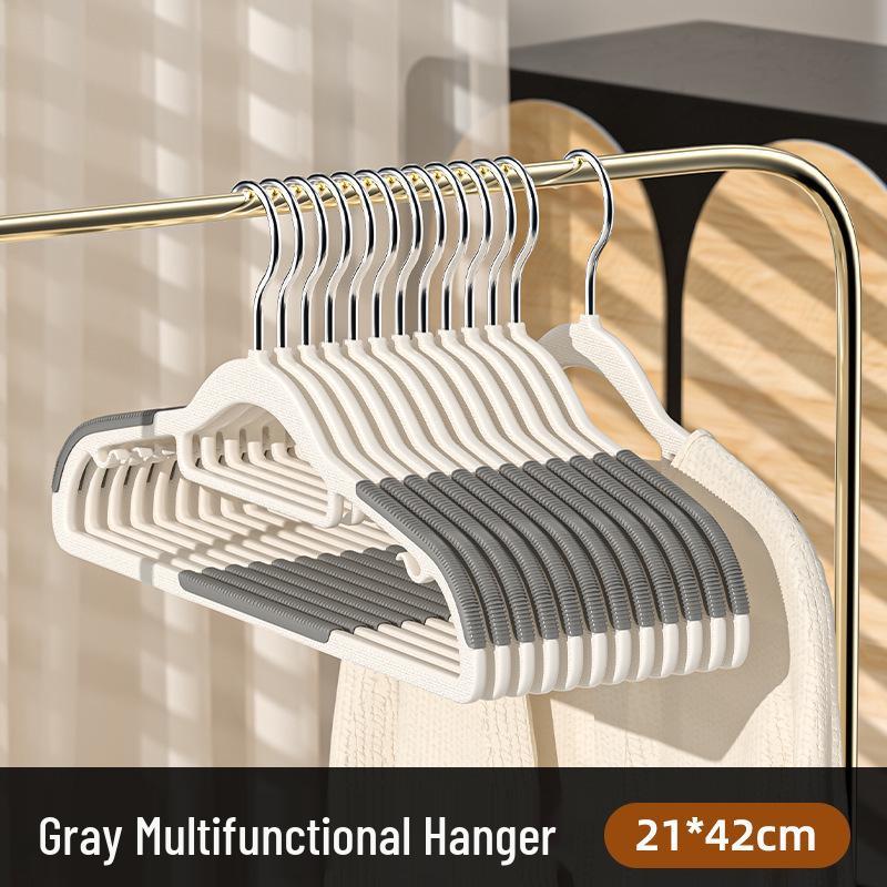 Non-Slip, No-Mark Clothes Hangers - Anti-Shoulder Angle for Hanging and Drying Overcoats and Clothes In Bedroom