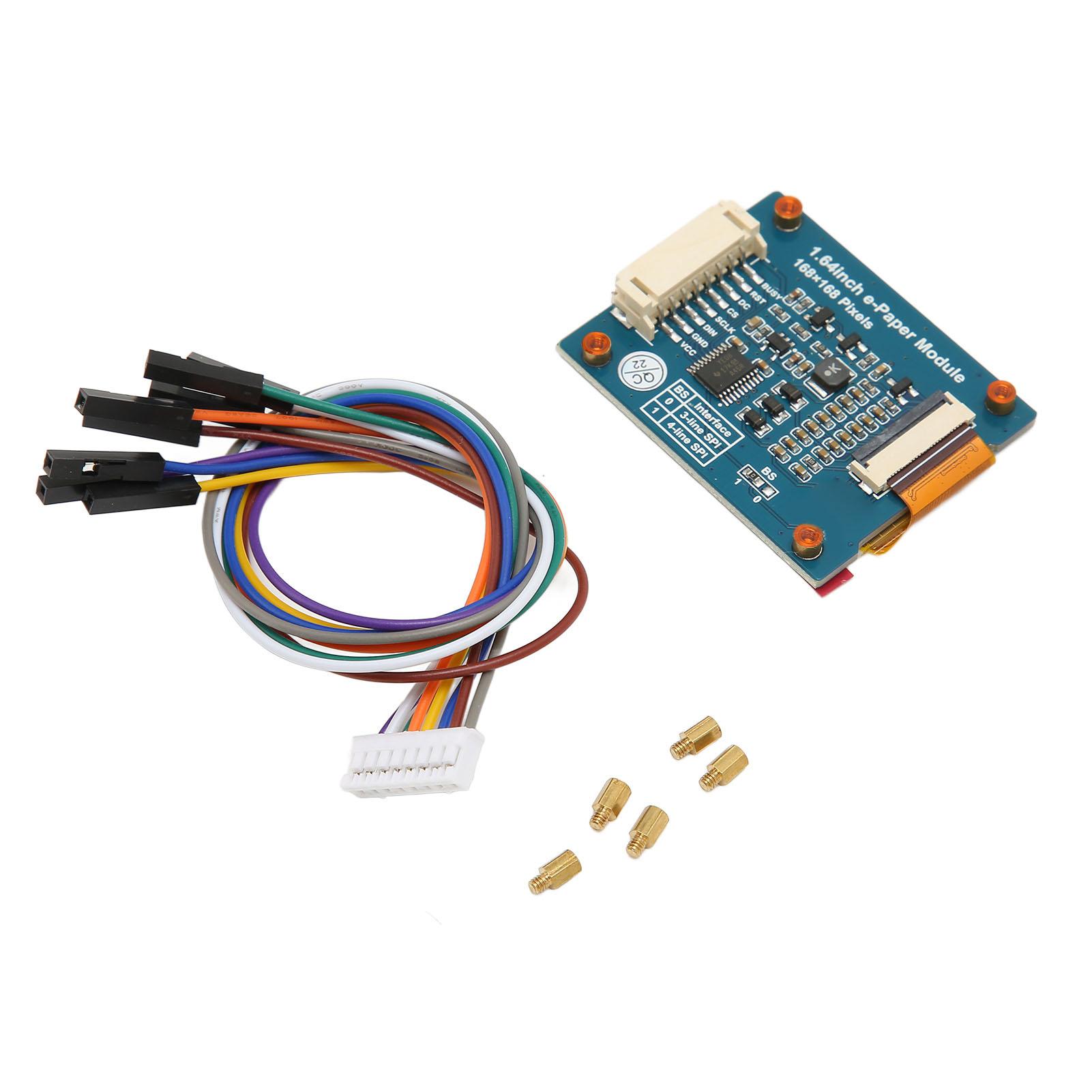 

1.64-дюймовий модуль дисплея E Ink 168*168 червоний жовтий чорний білий 4 кольори електронний папір електронна екранна панель