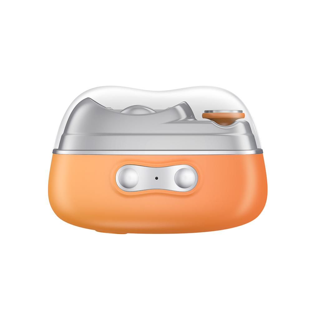 

4-IN-1 Electric Nail Clippers With Trimmer Grind Polish UV lamp Automatic Anicure Trimmer Adult Baby Fingernail Toe Scissors оранжевый