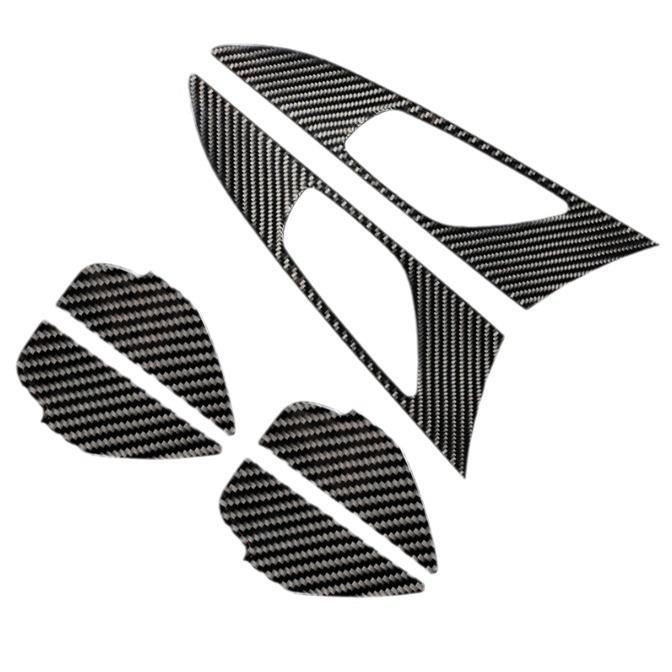 Mazda 3 Axela Interior Door Handle Bowl Carbon Fiber Sticker Set