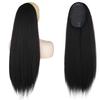 MISS WIG Women Natural Body Wavy Long Ponytail Hair Extensions Synthetic Drawstring Ponytails Black Blonde Hairpiece Daily Use