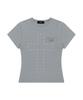Aejeuyua Cross Hotfix T-Shirt Gray