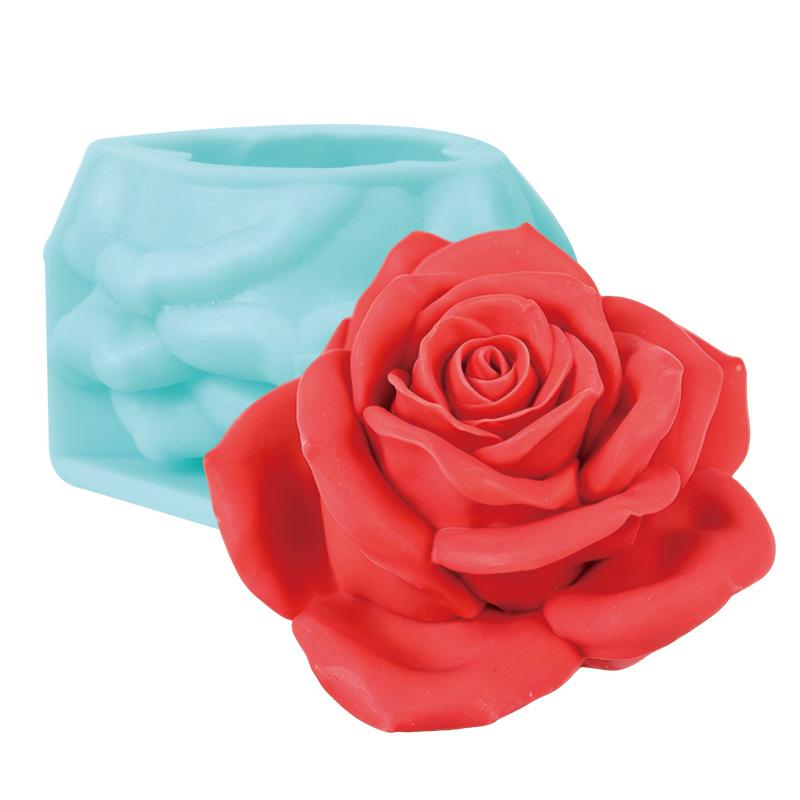 Peony & Lotus 3D Jelly Mold - Rose Milk, Silicone Mousse Pudding Cold Dish Mold