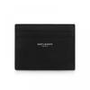Saint Laurent 375946 Bty0n 1000 Klassischer Kaviar Kartenhalter
