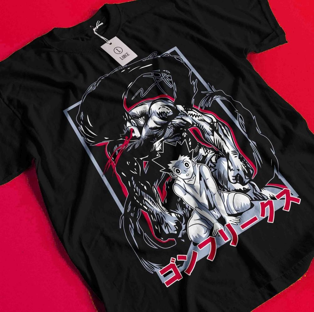 

Gon Shirt Hunter X Hunter HXH Hisoka Tshirt Killua Tee T-Shirt Meruem Kurapika BB1515 M