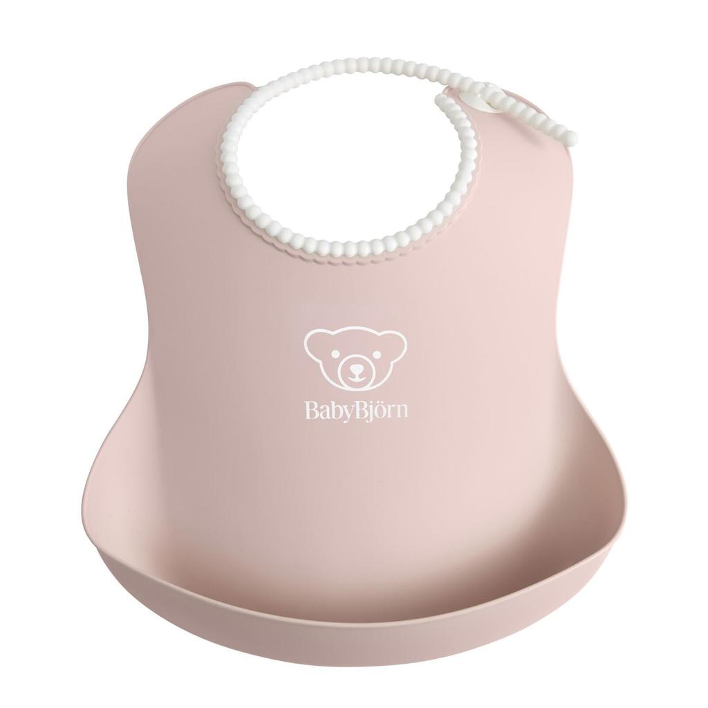 BabyBjorn Baby Powder One Size Fits Adjustable Design for Less Burden Bib, Pink, All, Neck, Ultra-Lightweight
