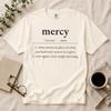 Mercy Definition Shirt, Minimalist Christian Gift, Faith Tee, Comfort Colors® 1717 Garment Dyed Tee