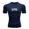 Men's Quick Dry Compression Athletic Tight T-shirt for Gym Workout Running Training Stretchy Breathable Sports Activewear Top To Boost Your Exercise P
