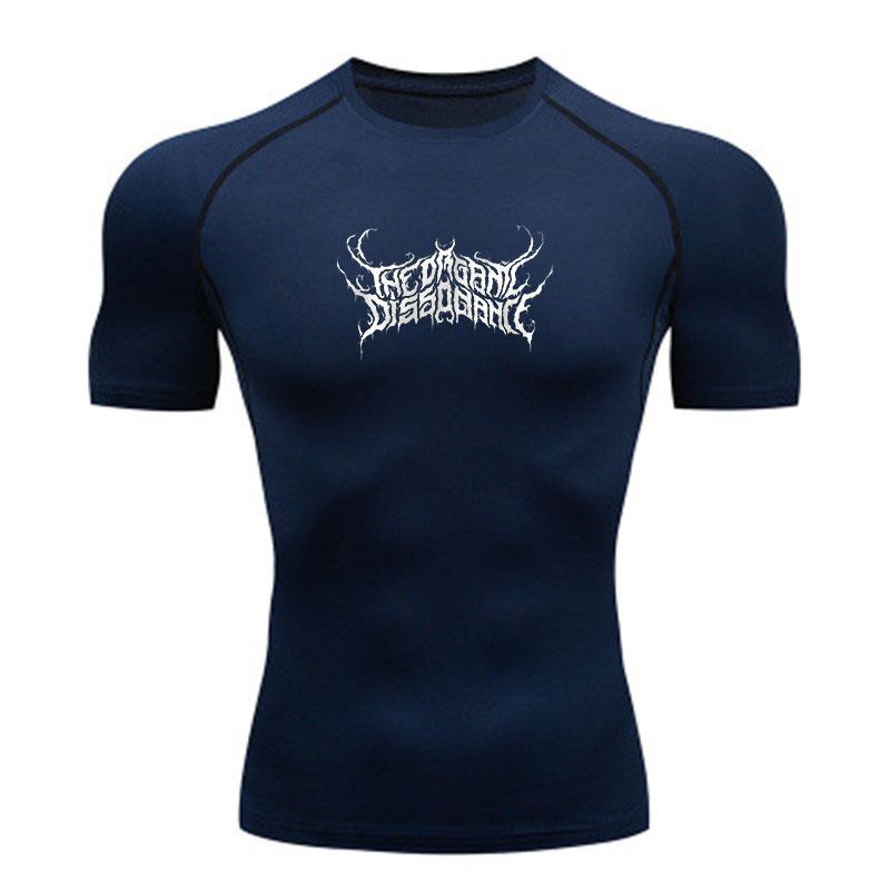 Men's Quick Dry Compression Athletic Tight T-shirt for Gym Workout Running Training Stretchy Breathable Sports Activewear Top To Boost Your Exercise P