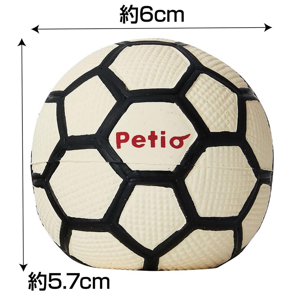 Petio Silent Dog Latex Soccer Ball