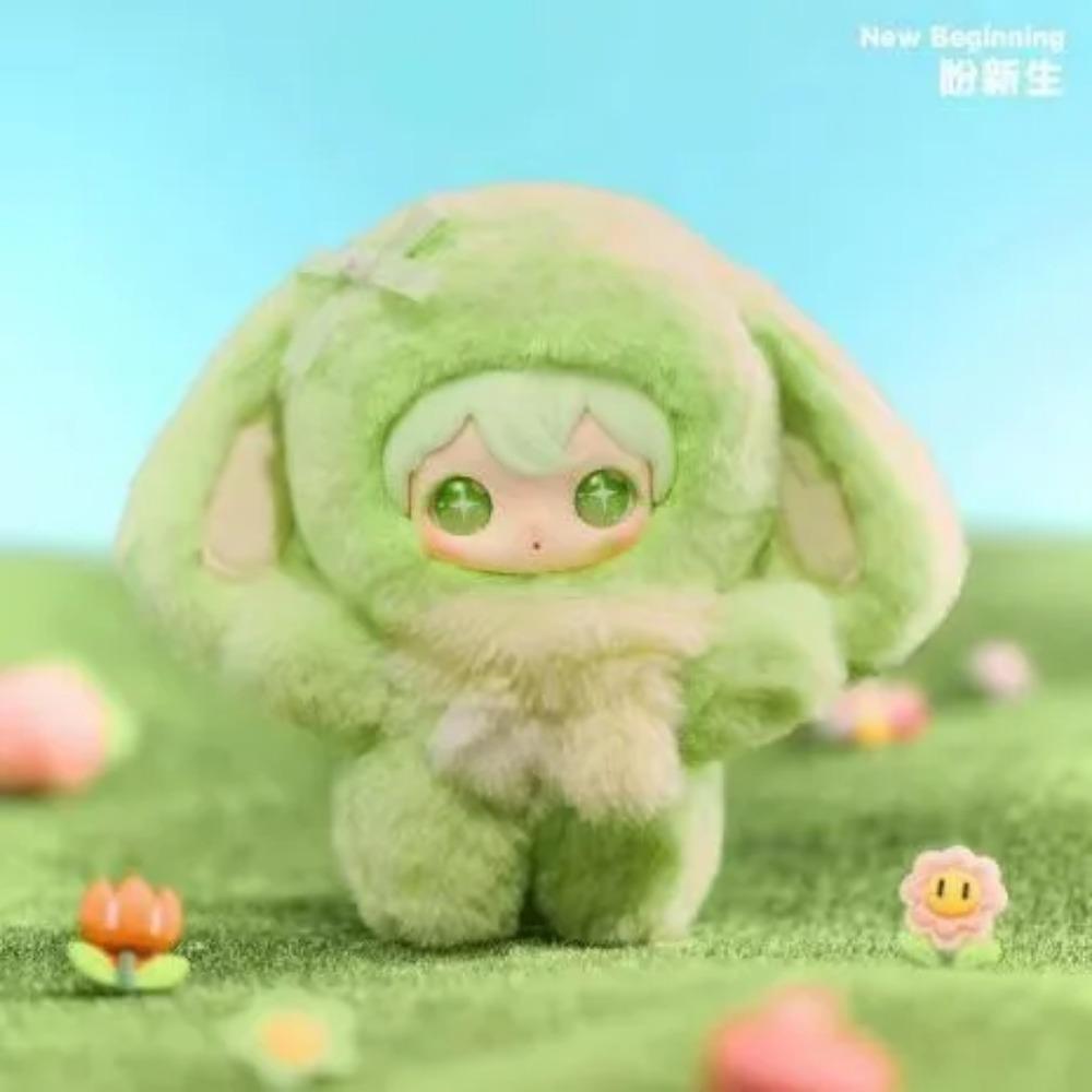 Shiny Little Rabbit, muñeco de peluche de vinilo, caja misteriosa, bolso, colgante,caja misteriosa, llavero esponjoso de regalo
