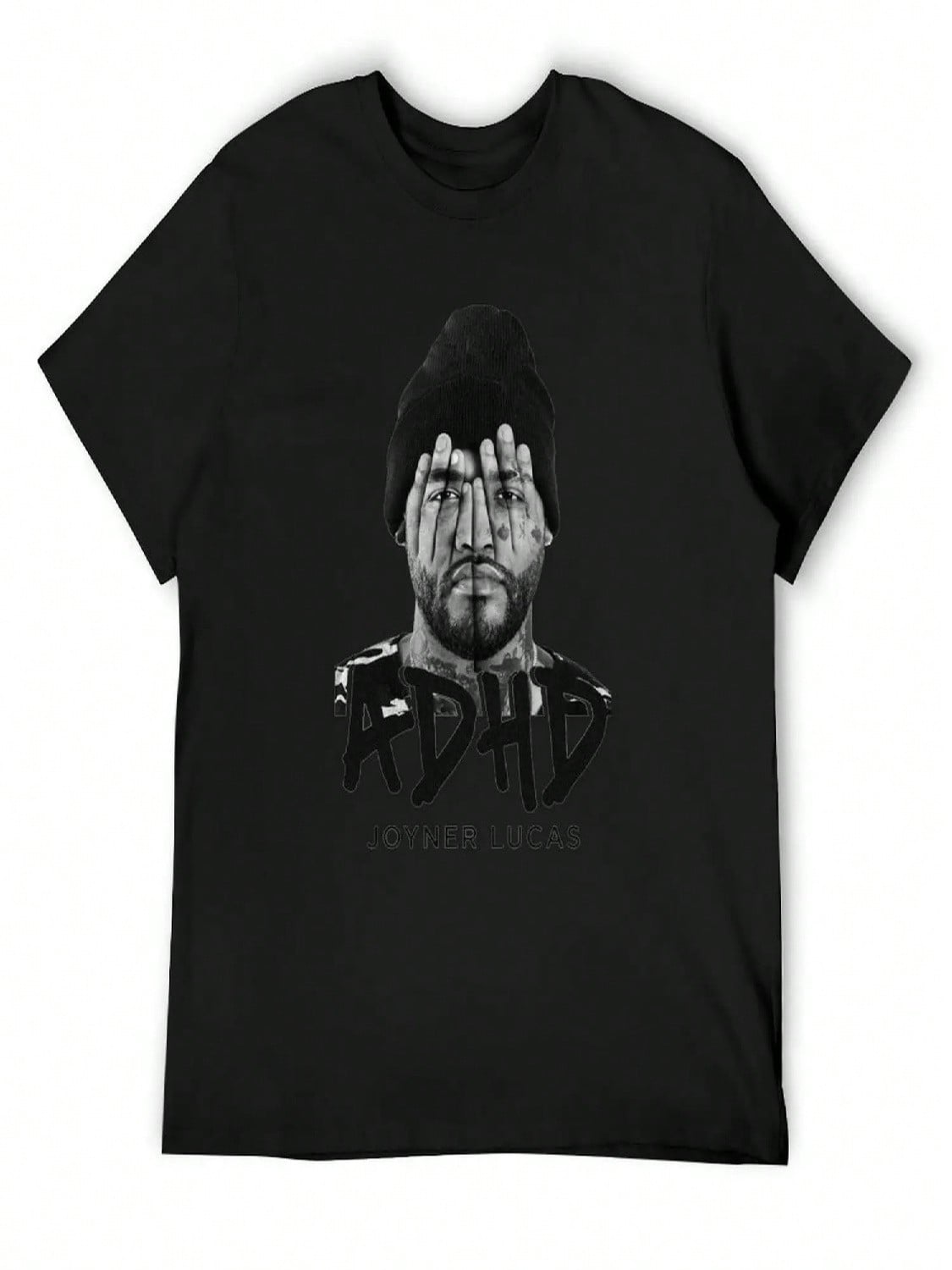 Joyner Lucas ADHD T-Shirt Vintage T Shirts Oversized Graphic Tee Heavyweights unisexs T Shirts Pack S разноцветный