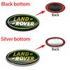 ABS 7cm Car Front Grille Rear Emblem Sticker for Land Rover Discovery Range Rover Evpque Defender 3 4 Freelander OVERFINCH SA0