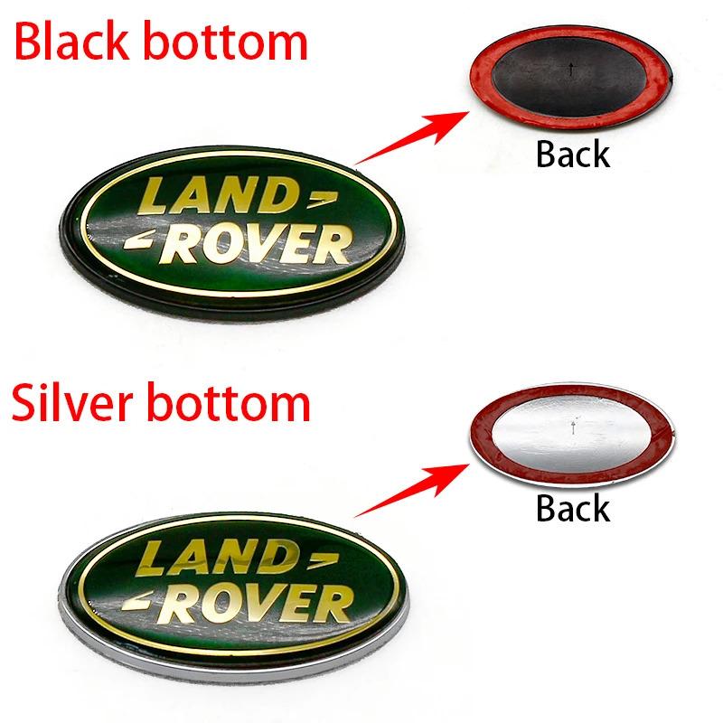 ABS 7cm Car Front Grille Rear Emblem Sticker for Land Rover Discovery Range Rover Evpque Defender 3 4 Freelander OVERFINCH SA0