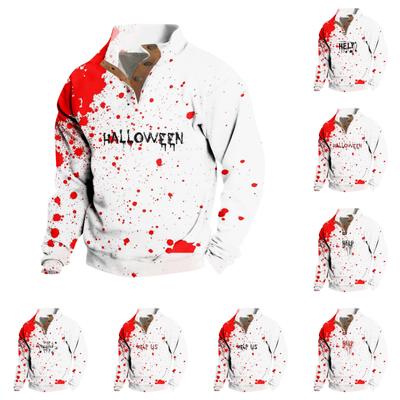 Spring And Autumn Men's Standing Collar Sweatshirt Is Outdoor Casual Sweaters Tops