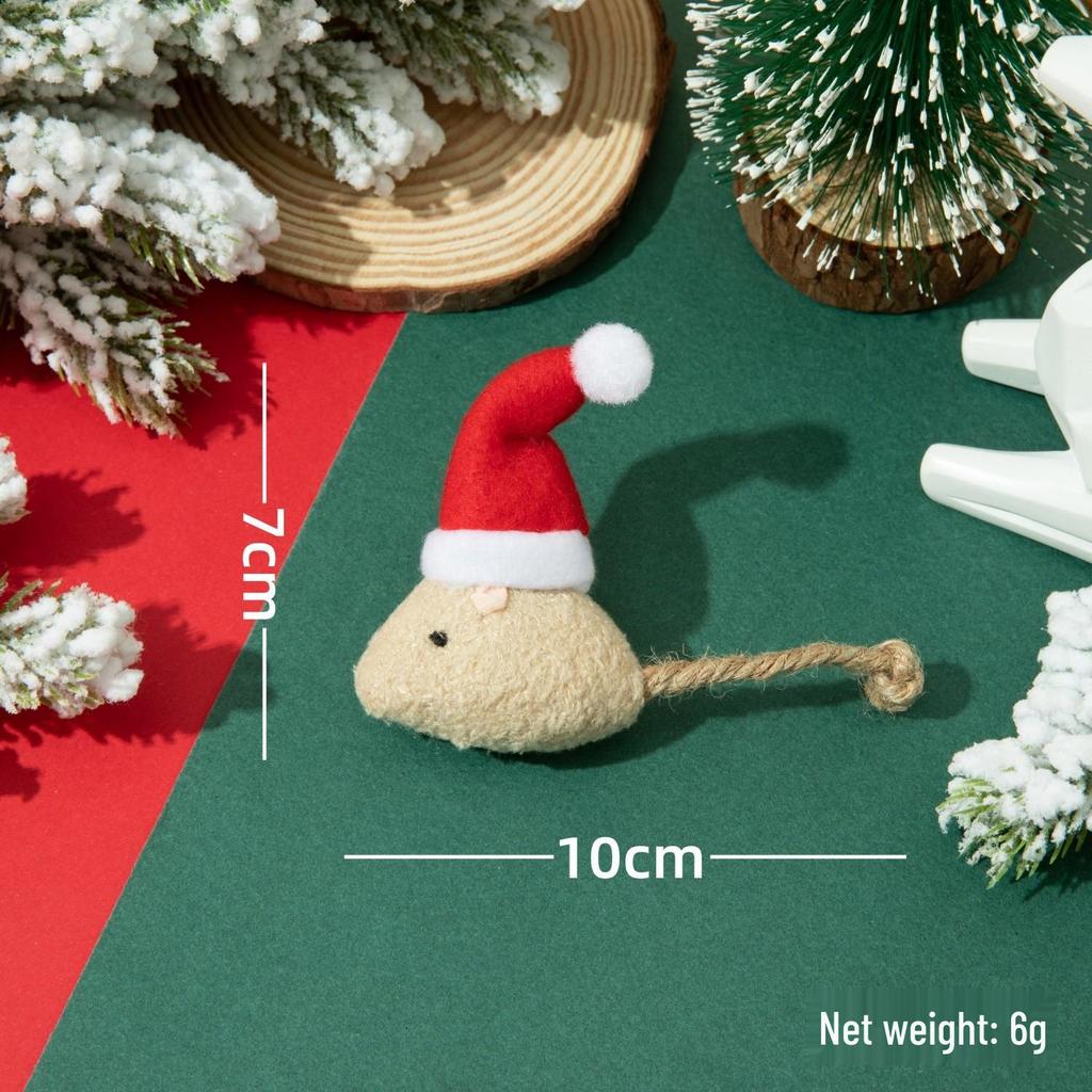 Cat Toy Set: Plush Feather Mouse Molar & Bite-Resistant