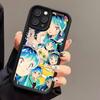 Urusei Yatsura Lum Mobile Phone Case For IPhone 17 Air 16 E 15 14 Plus 13 12 11 Pro Max Black Sky Eye Stepped Protective Case