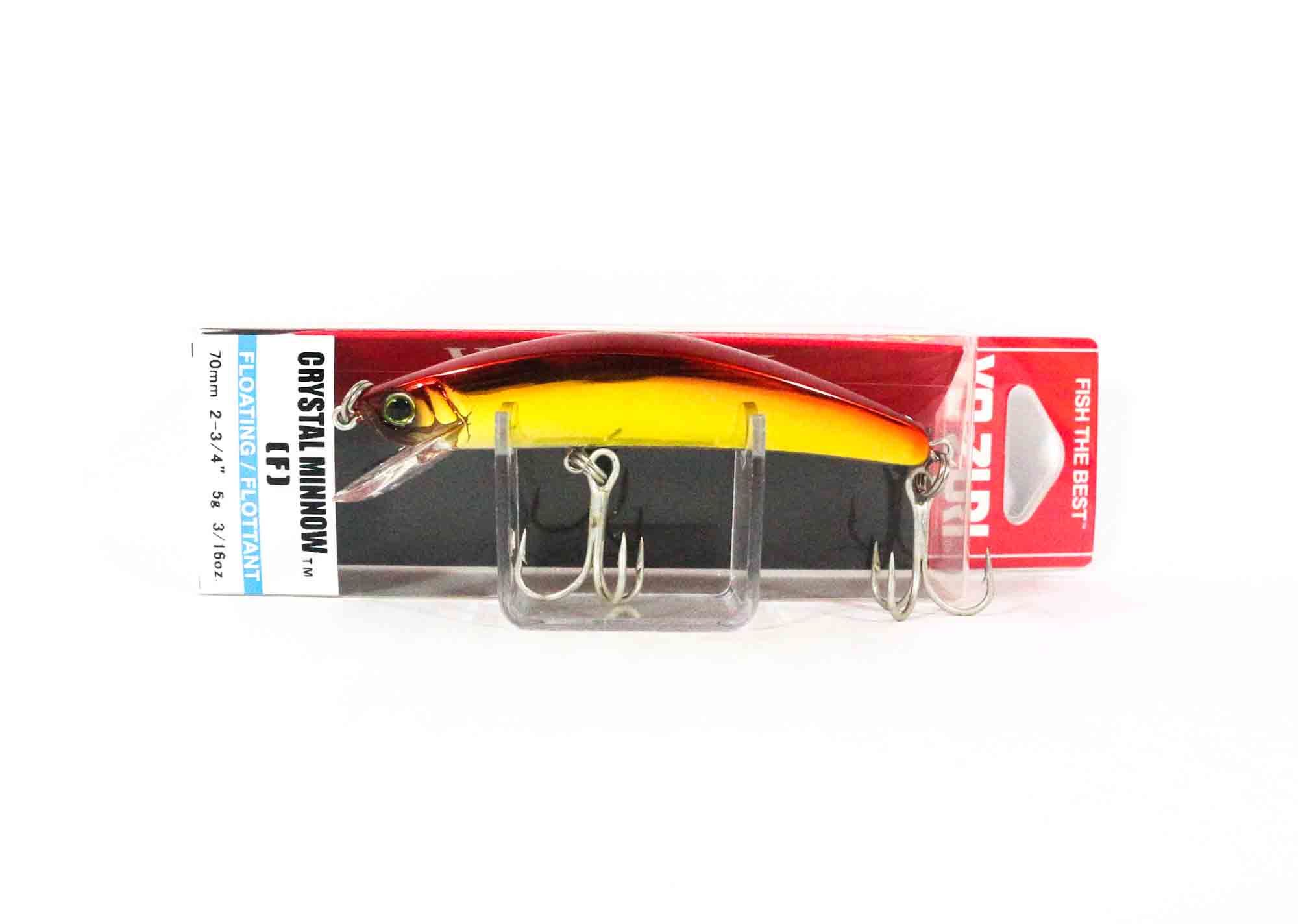

Yo Zuri Crystal Minnow 70 mm Floating Lure R1122-HGR (9821)