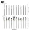 20pcs Tungsten Steel Carbide Burr Grinder Head Die Grinder Rotary Drill Bits