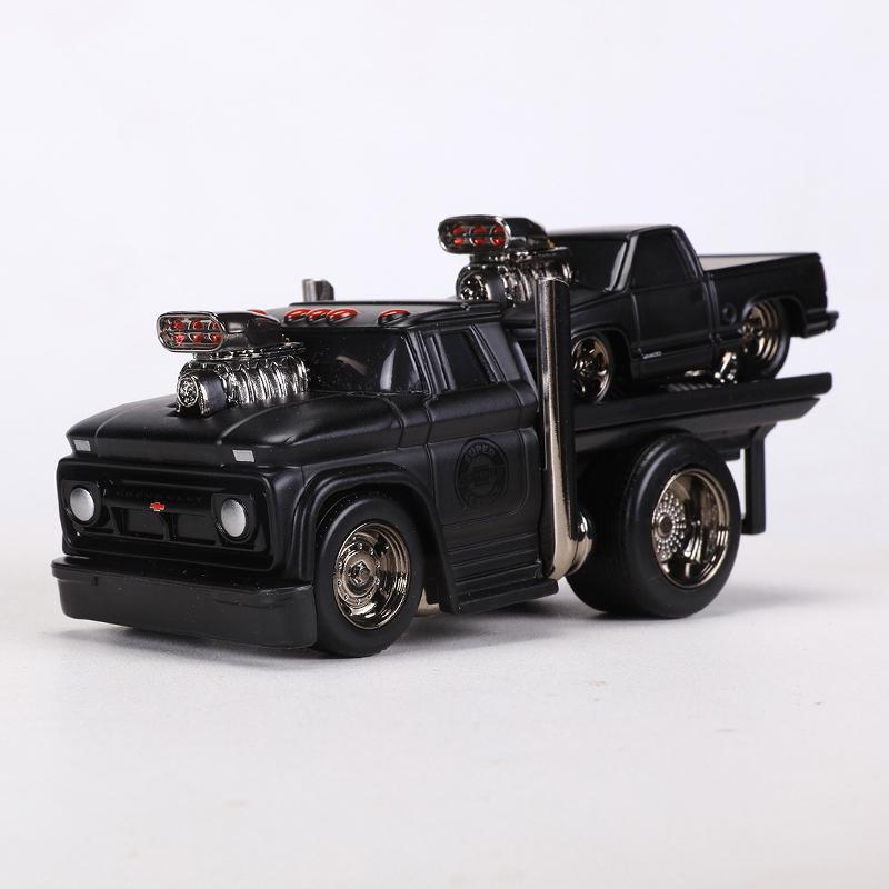 

Maisto 1:64 MUSCLE TRANSPORTS 1966 Chevrolet C60 Flatbed/1993 Chevrolet 454 SS Pickup Alloy Model Car