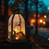 LED Pumpkin Lantern Electronic Candle for Halloween Decor